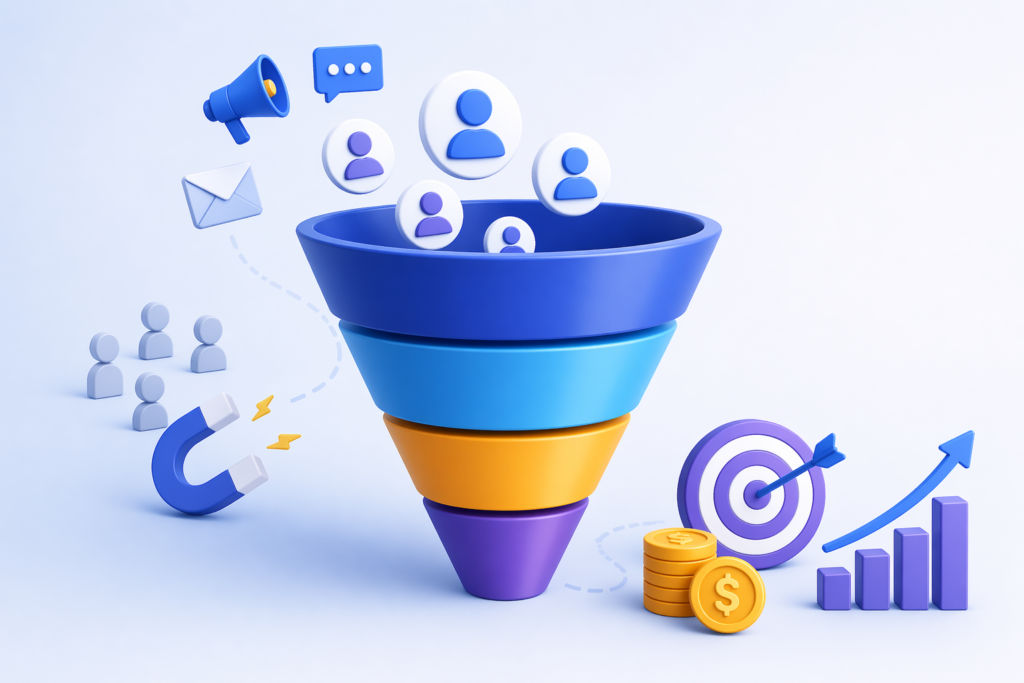 The Modern Sales Funnel Playbook: How to Attract, Nurture & Convert Customers at Scale