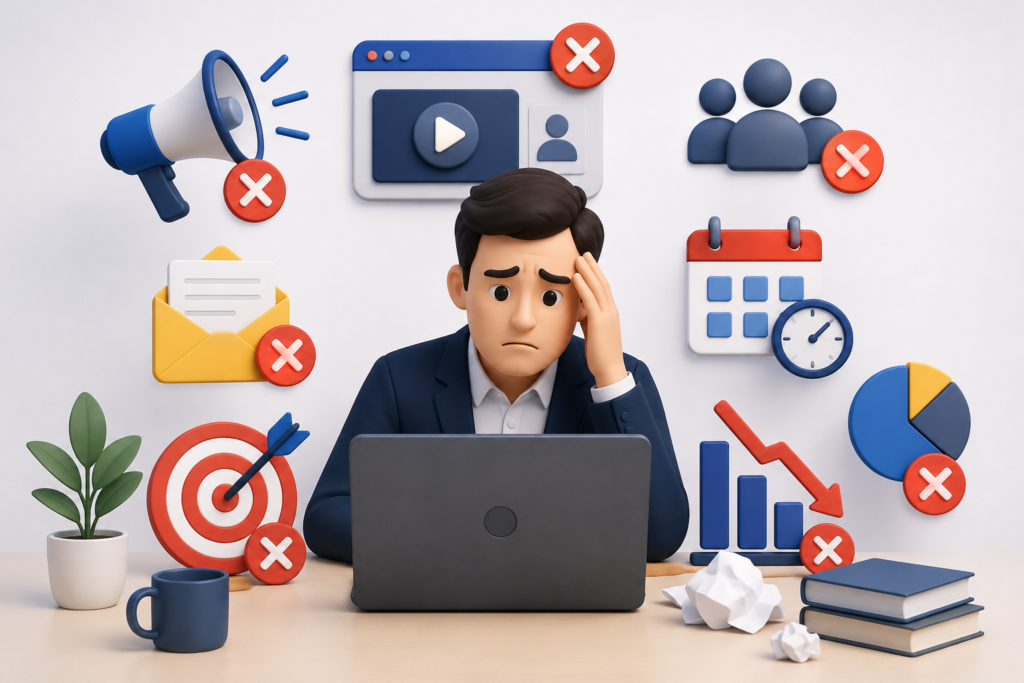 Common Mistakes Businesses Make With Webinar Promotions