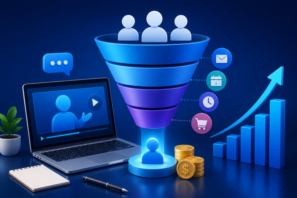 Webinar Funnel: The Complete Guide to Building High-Converting Webinar Funnels That Generate Leads and Sales