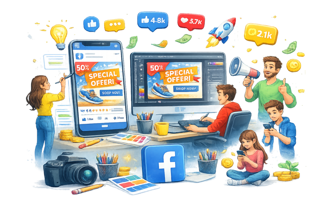 Designing High-Performing Facebook™ Ad Creatives That Capture Attention