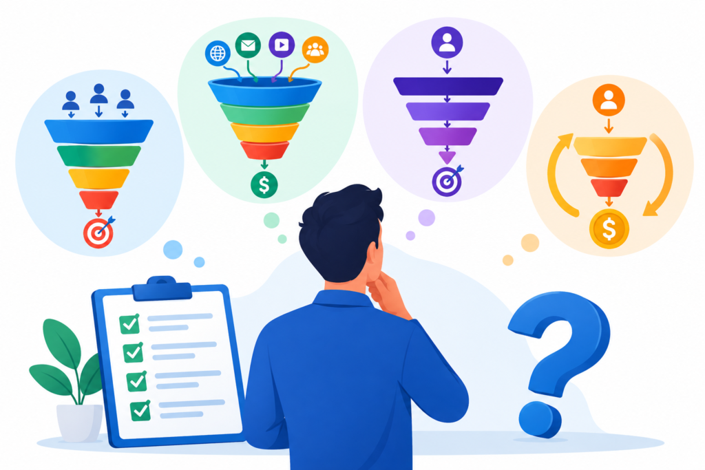 How to Choose the Right Sales Funnel Model