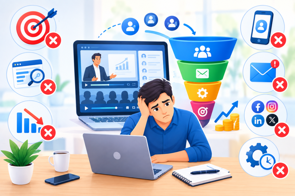 Common Mistakes to Avoid When Building Webinar Funnels