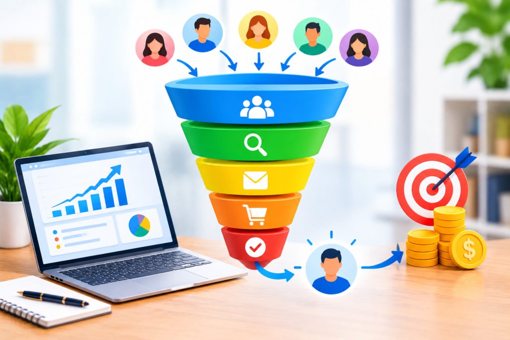 Sales Funnels: The Complete Guide to Building, Optimizing, and Growing a High-Converting Customer Journey