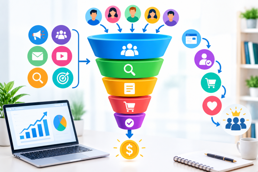 Designing the Core Architecture of a Sales Funnel