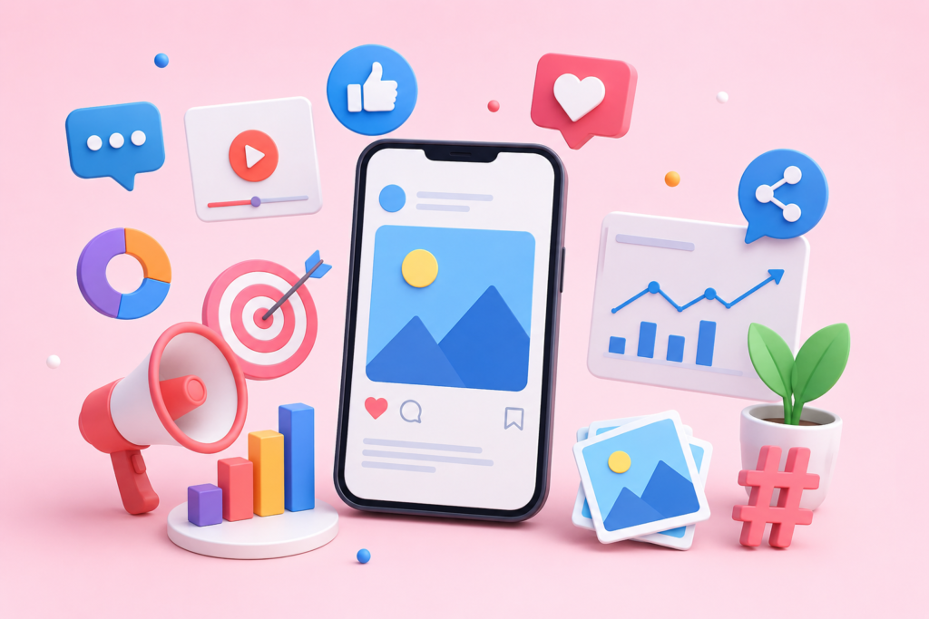 Social Posts: The Complete Guide to Creating Engaging Content That Builds Trust, Drives Traffic, and Converts