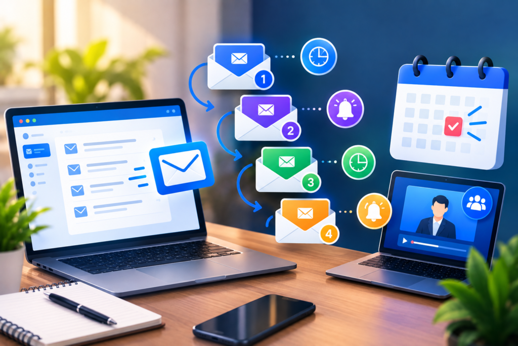 Building the Pre-Webinar Email and Reminder Sequence
